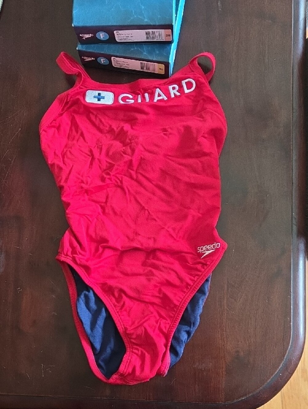 Speedo Guard Flyback Womens Bathing Suit Size 28.